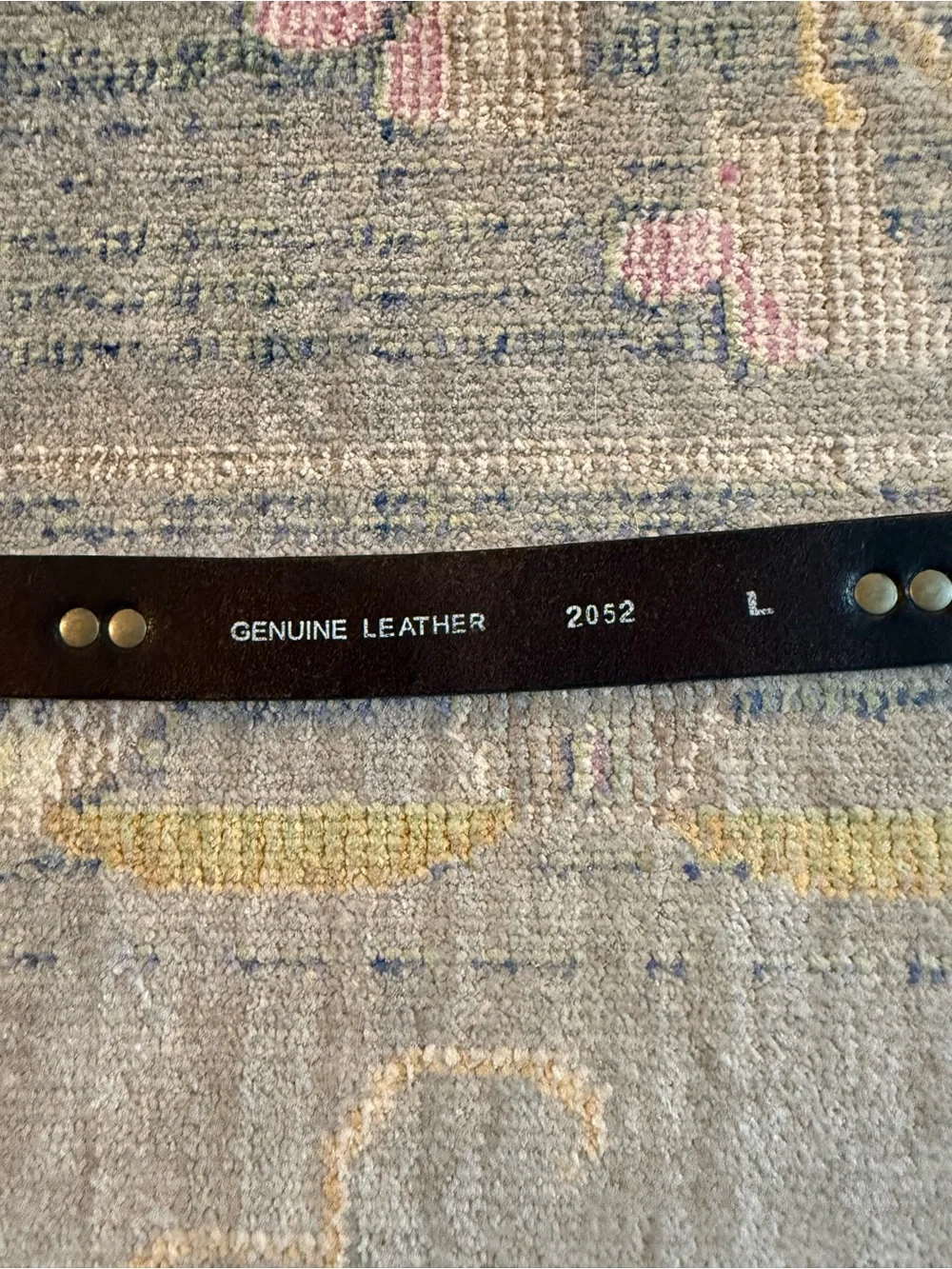 Boys Ducks Unlimited Brown Leather Belt 12GA Shotgun Shell Concho Brass Buckle L